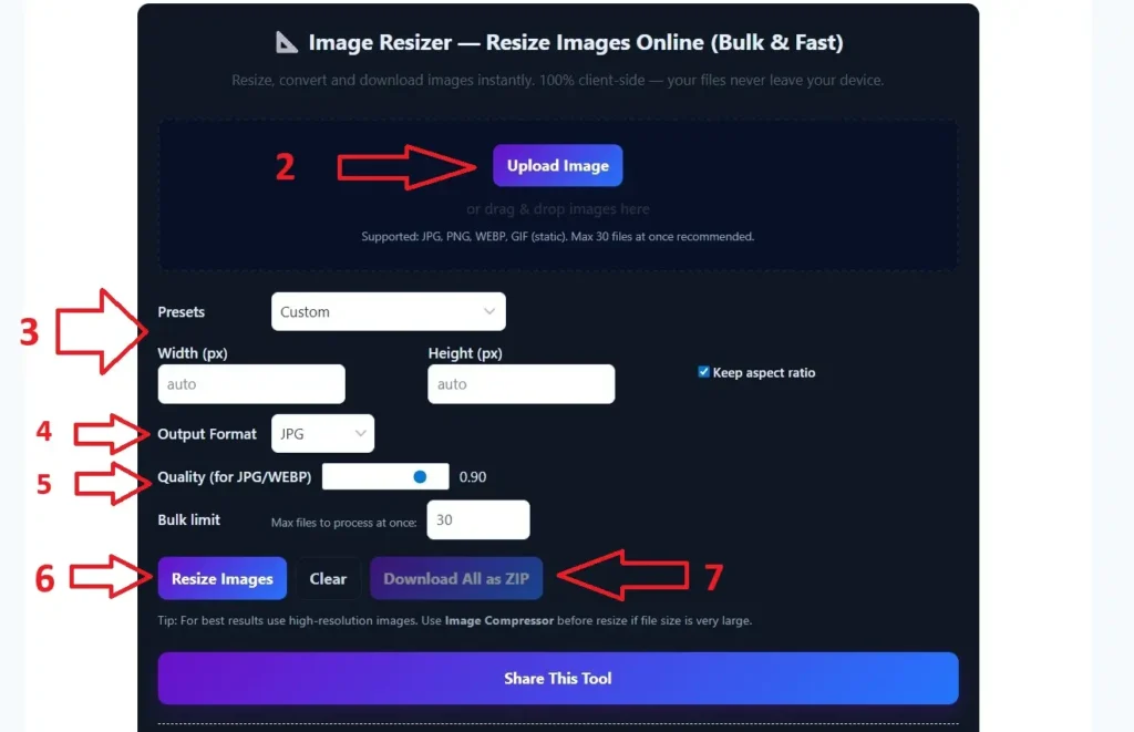 Free Image Resizer Online