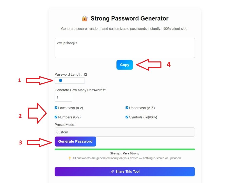 Free Strong Password Generator Online